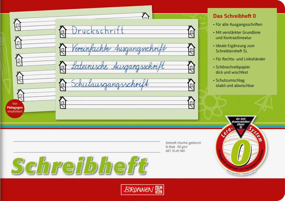 Schreiblernhefte | A4 | hoch & quer