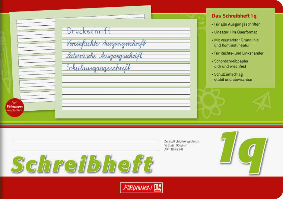 Schreiblernhefte | A4 | hoch & quer