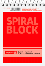 Lade das Bild in den Galerie-Viewer, Spiralblock | A7 | kariert/ liniert
