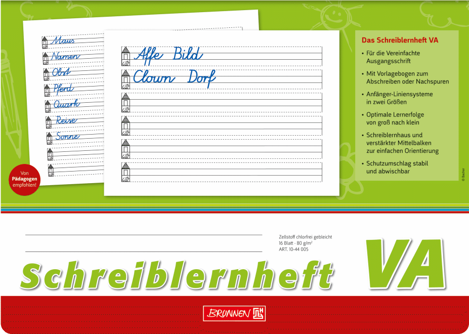 Schreiblernhefte | A4 | hoch & quer